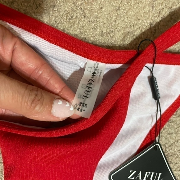 Zaful Red Bikini Swim Set size 6 NWT - Picture 11 of 11